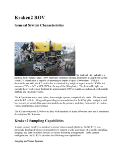 Kraken2 ROV