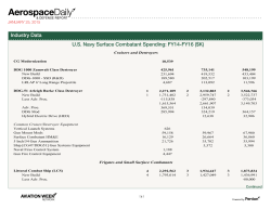 Industry Data US Navy Surface Combatant