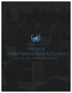 Historical Security Council VMUN 2016 Background Guide 1