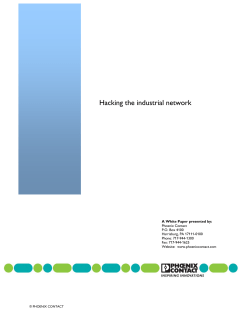 Hacking the industrial network