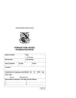 foreign tank vessel examination book