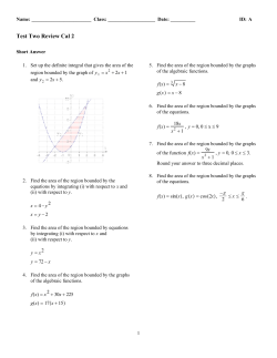ExamView - Test 2 Review CA II Fall 14.tst