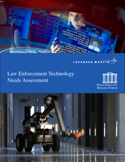Law Enforcement Technology Needs Assessment