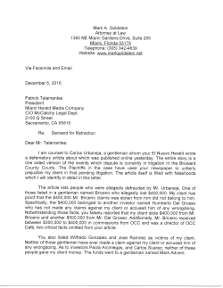 Mark A. Goldstein Attorney at Law 1380 NE Miami