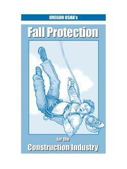 Fall Protection - WorkSAFE Center