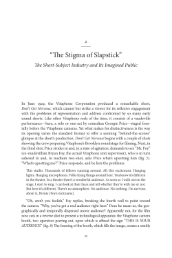 The Stigma of Slapstick