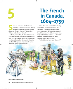 The French in Canada, 1604&ndash;1759