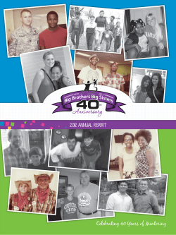 2012 annual report - Big Brothers Big Sisters of Northeast Indiana