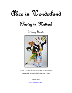 Poetry in Motion - Valley Performing Arts Council