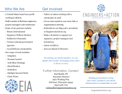 EIA Brochure - Engineers in Action