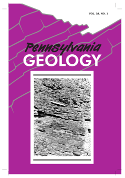 Pennsylvania Geology, Vol. 38, No. 1