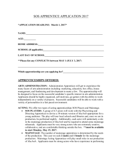 2017 Apprentice Application Here
