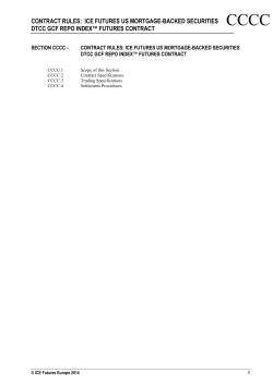 contract rules: ice futures us mortgage