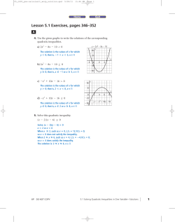 Solutions - TeacherWeb