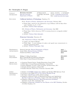Dr. Christopher S. Rogan - Scholars at Harvard