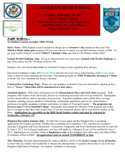 Daily Notices Feb 14