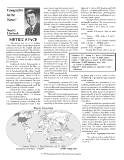 metric space