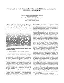 Towards a Real-world Simulator for Collaborative Distributed