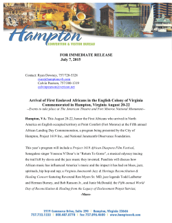 memo - Visit Hampton