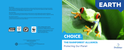 THE RAINFOREST ALLIANCE