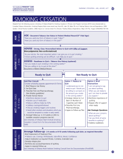 smoking cessation - Champlain Cardiovascular Disease Prevention