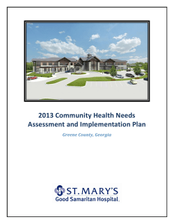 Community Health Needs Assessment