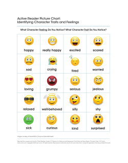Identifying Character Traits and Feelings