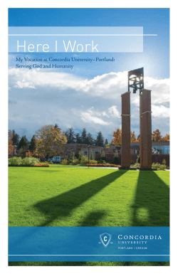 Here I Work - Concordia University