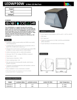cULus listed for wet locations (-30 C to 40 C /