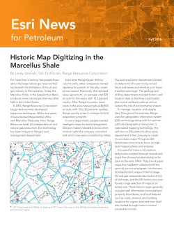 Historic Map Digitizing in the Marcellus Shale