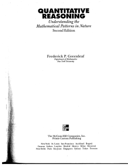 Quantitative Reasoning 2