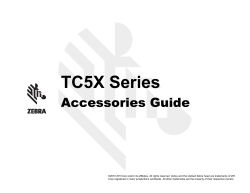 TC51/TC56 Accessories Guide