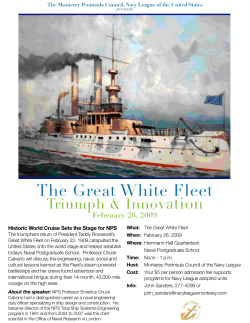 The Great White Fleet - Navy League Monterey