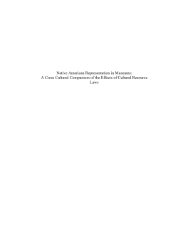 Native American Representation in Museums