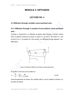 module 2: diffusion