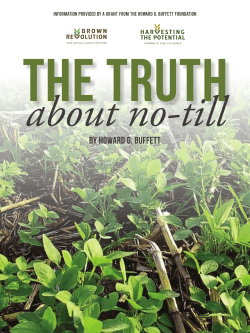 BY howard g. buffett - Harvesting The Potential