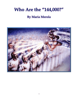 Who are the 144000? - Double Portion Inheritance