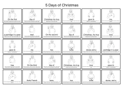 5 Days of Christmas