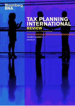 Uncle Sam Wants You (To Pay Tax): It Pays to Plan