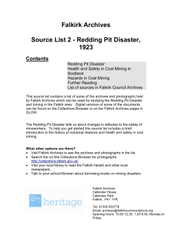 Redding Pit Disaster Source List