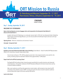 ORT Mission to Russia