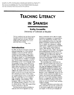 Teaching Literacy - National Education Policy Center