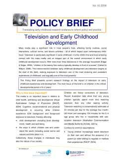 policy brief - The Royal Children`s Hospital