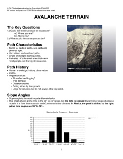 Terrain - Alaska Avalanche Specialists