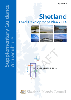 Aquaculture Policy - Shetland Islands Council