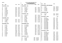 Page 1 Age Rider Year Time Solo 10 Miles &ndash; Men 43 S