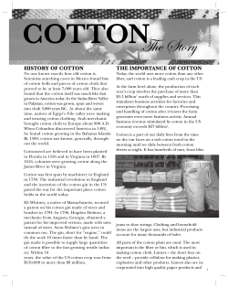 COTTONThe Story - Georgia Cotton Commission