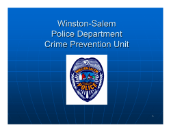 Aggressive Driving - City of Winston