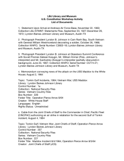 Constitution Day Activity - LBJ Presidential Library