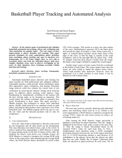 Basketball Player Tracking and Automated